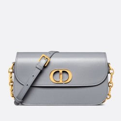 Dior 30 Montaigne Avenue Bag In Grey Box Calfskin TDBS2727