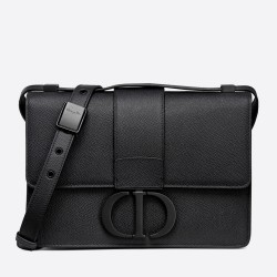 Dior 30 Montaigne Bag In Black Ultra Matte Grained Calfskin TDBS2730