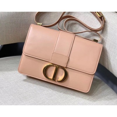 Dior 30 Montaigne Shoulder Bag In Pale Pink Calfskin  TDBS2756