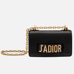 Dior Black Mini J'Adior Calfskin Flap Bag TDBS25039