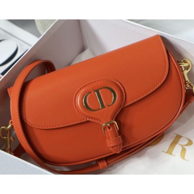 Dior Bobby East-West Bag In Orange Box Calfskin TDBS2792