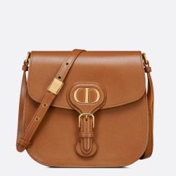 Dior Bobby Frame Bag In Brown Box Calfskin TDBS2796