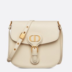 Dior Bobby Frame Bag In White Box Calfskin TDBS2797