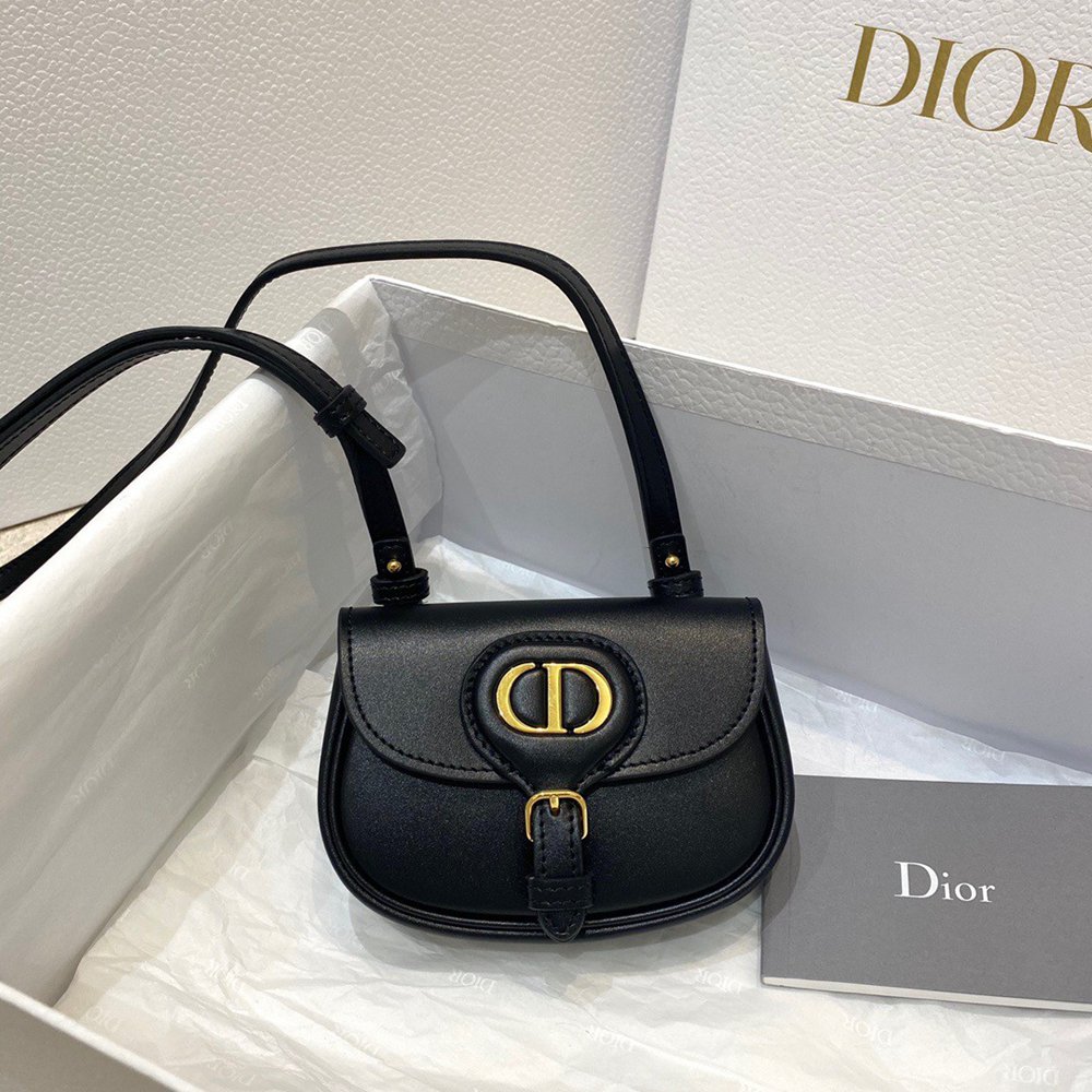 Dior Bobby Micro Bag In Black Box Calfskin TDBS2798