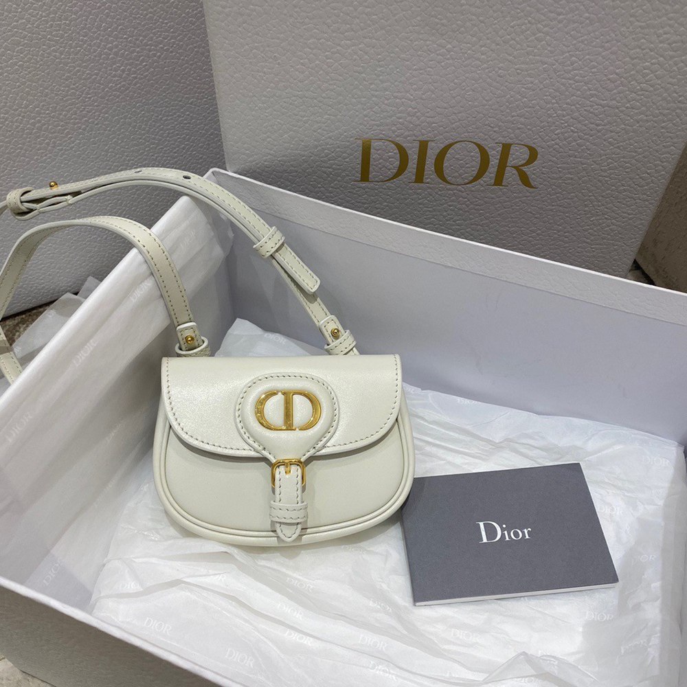 Dior Bobby Micro Bag In White Box Calfskin TDBS2799