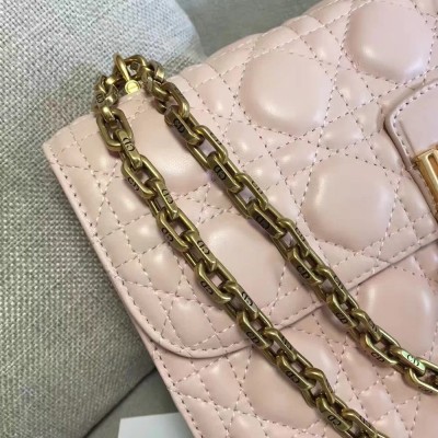 Dior Dioraddict Flap Bag In Pink Lambskin TDBS25074