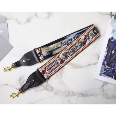 Dior Embroidered Canvas Shoulder Strap TDBS25490