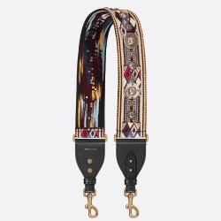 Dior Embroidered Canvas Shoulder Strap TDBS25490