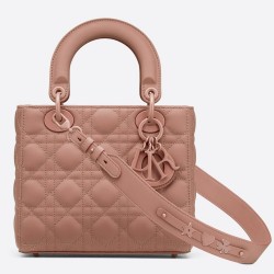 Dior Lady Dior My ABCDior Bag In Blush Ultramatte Calfskin TDBS25209