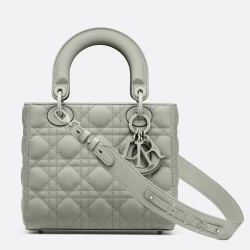 Dior Lady Dior My ABCDior Bag In Grey Ultramatte Calfskin TDBS25211