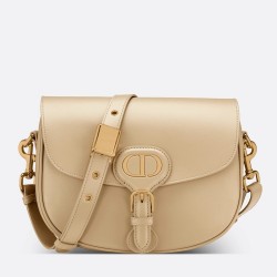 Dior Medium Bobby Bag In Beige Calfskin TDBS2803