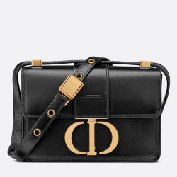 Dior Micro 30 Montaigne Bag In Black Calfskin TDBS2759