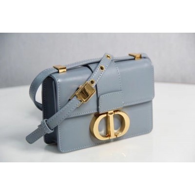 Dior Micro 30 Montaigne Bag In Grey Calfskin TDBS2760