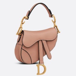 Dior Micro Saddle Bag In Poudre Goatskin TDBS25415