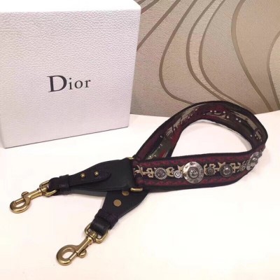 Dior Red Canvas Bohemian-inspired Strap TDBS25508