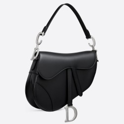 Dior Saddle Bag In Black Soft Calfskin TDBS25433