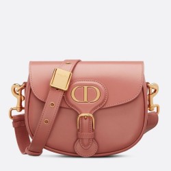 Dior Small Bobby Bag In Dark Nude Calfskin TDBS2817