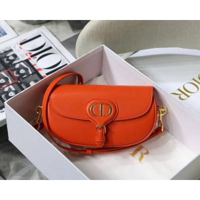 Dior Bobby East-West Bag In Orange Box Calfskin