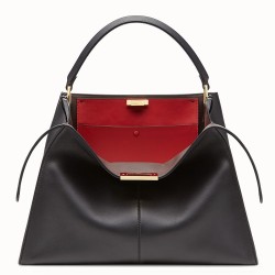 Fendi Black Peekaboo X Lite Large Bag TDBS25798