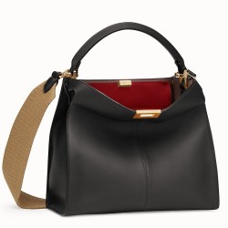 Fendi Black Peekaboo X Lite Regular Bag TDBS25799