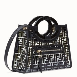 Fendi Black Small PU Runaway Shopper Bag TDBS25847