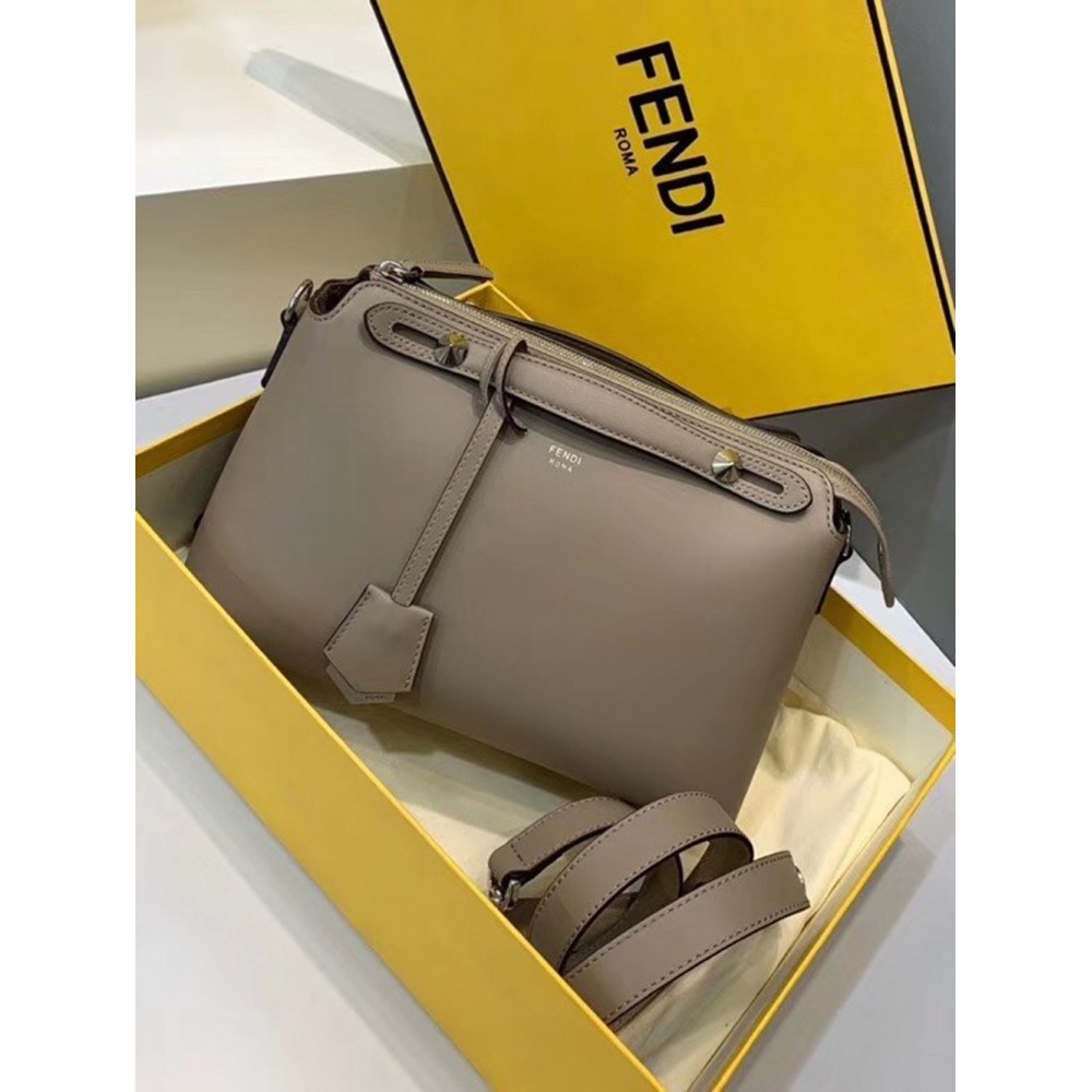 Fendi By The Way Medium Bag In Grey Calfskin TDBS25666