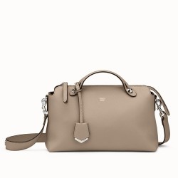 Fendi By The Way Medium Bag In Grey Calfskin TDBS25666