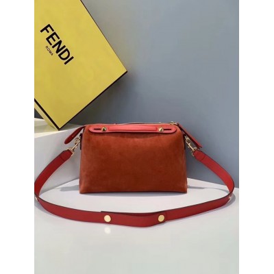 Fendi By The Way Medium Bag In Piment Suede TDBS25667