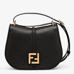 Fendi C'mon Medium Bag in Black Calfskin TDBS25671