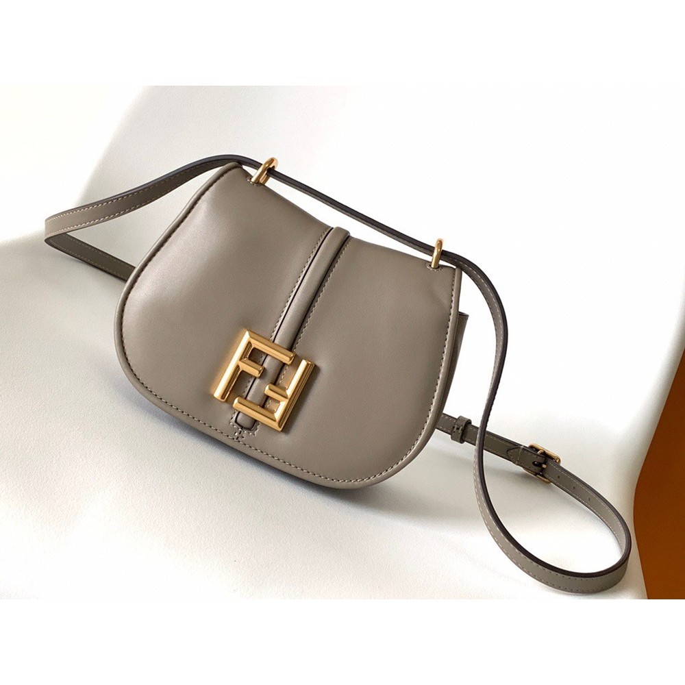 Fendi C'mon Small Bag in Grey Calfskin TDBS25676