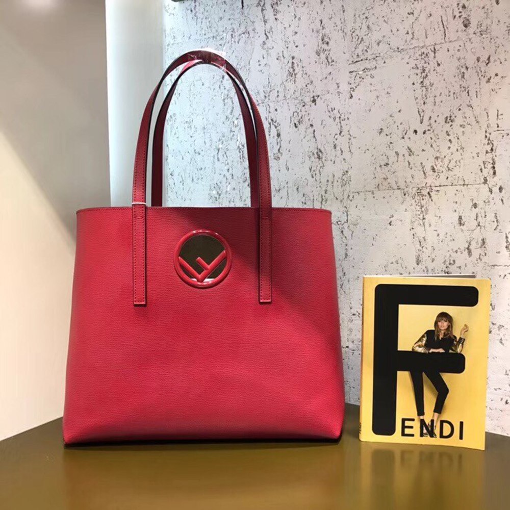 Fendi Cherry Kan I F Logo Shopper Bag TDBS25866