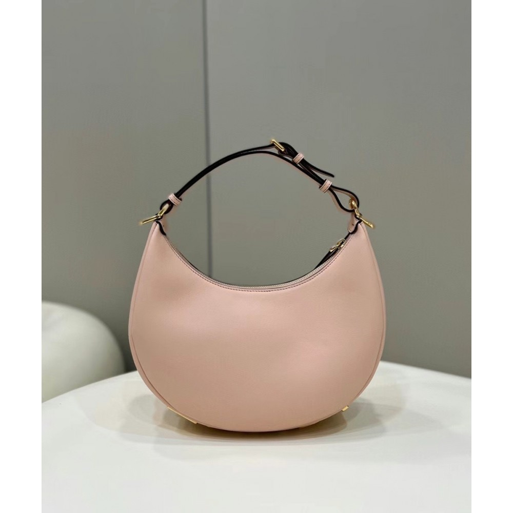 Fendi Fendigraphy Small Hobo Bag In Pink Leather TDBS25723