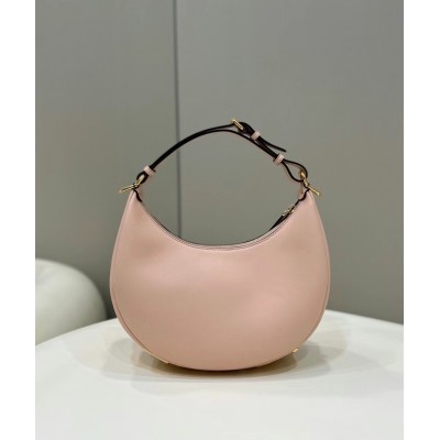 Fendi Fendigraphy Small Hobo Bag In Pink Leather TDBS25723