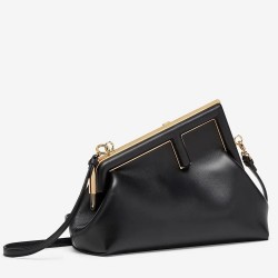 Fendi First Small Bag In Black Nappa Leather TDBS25684