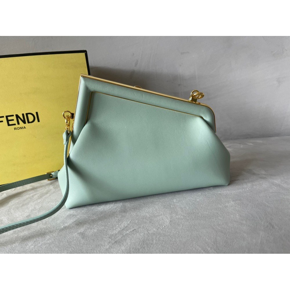 Fendi First Small Bag In Mint Green Nappa Leather TDBS25690