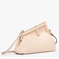 Fendi First Small Bag In Pale Pink Nappa Leather TDBS25692