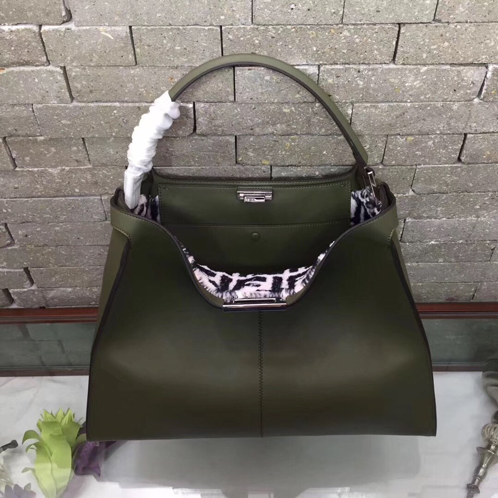 Fendi Green Peekaboo X Lite Large Bag TDBS25805