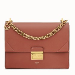 Fendi Kan U Bag In Brick Red Calfskin TDBS25764