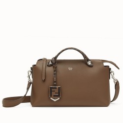 Fendi Khaki By The Way Medium Bag With FF Handles TDBS25669