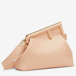 Fendi Medium First Bag In Pink Nappa Leather TDBS25703