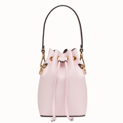 Fendi Mon Tresor Mini Bucket Bag In Pink Calfskin TDBS25929