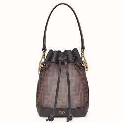 Fendi Mon Tresor Mini Bucket Bag In Tech Mesh TDBS25930