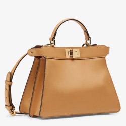 Fendi Peekaboo ISeeU Small Bag In Beige Calfskin TDBS25743