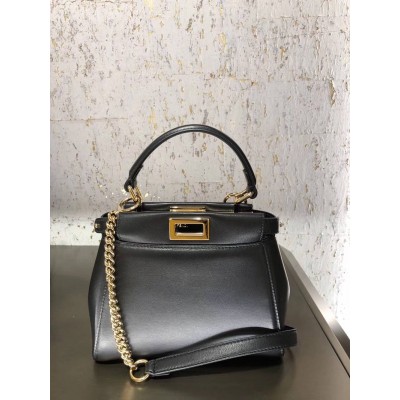 Fendi Peekaboo XS Bag In Black Nappa Leather TDBS25836