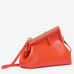 Fendi Small First Bag In Piment Nappa Leather TDBS25712