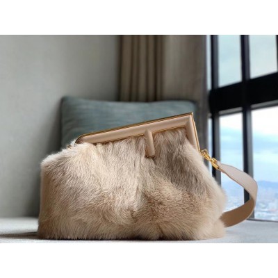 Fendi Small First Bag In Pink Mink TDBS25713