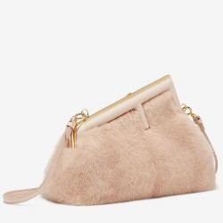 Fendi Small First Bag In Pink Mink TDBS25713