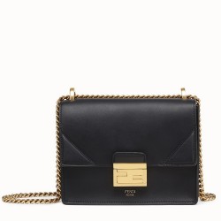 Fendi Small Kan U Bag In Black Calfskin TDBS25775