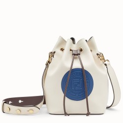 Fendi Small Mon Tresor Blue Circle Logo Bag TDBS25937