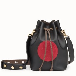 Fendi Small Mon Tresor Red Circle Logo Bag TDBS25944